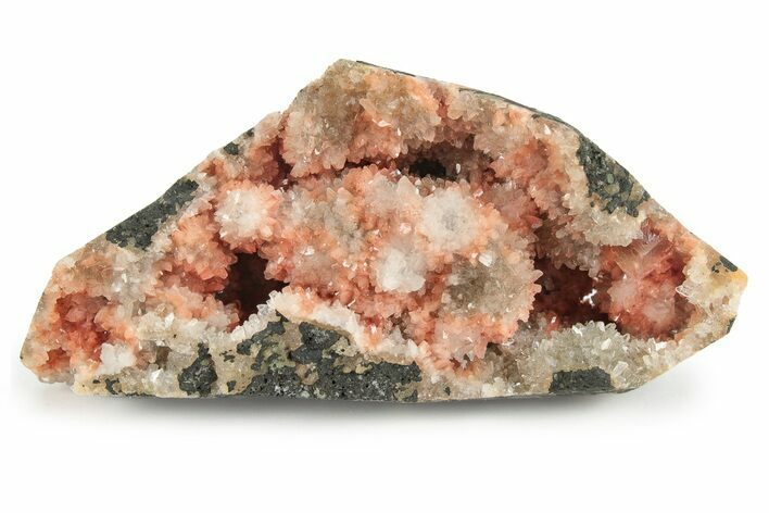 Red-Orange Heulandite Crystal Cluster - Maharashtra, India #243860